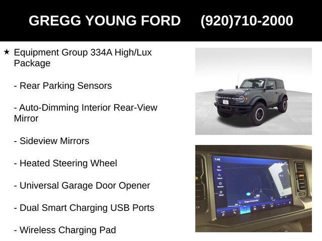 new 2024 Ford Bronco car, priced at $57,881