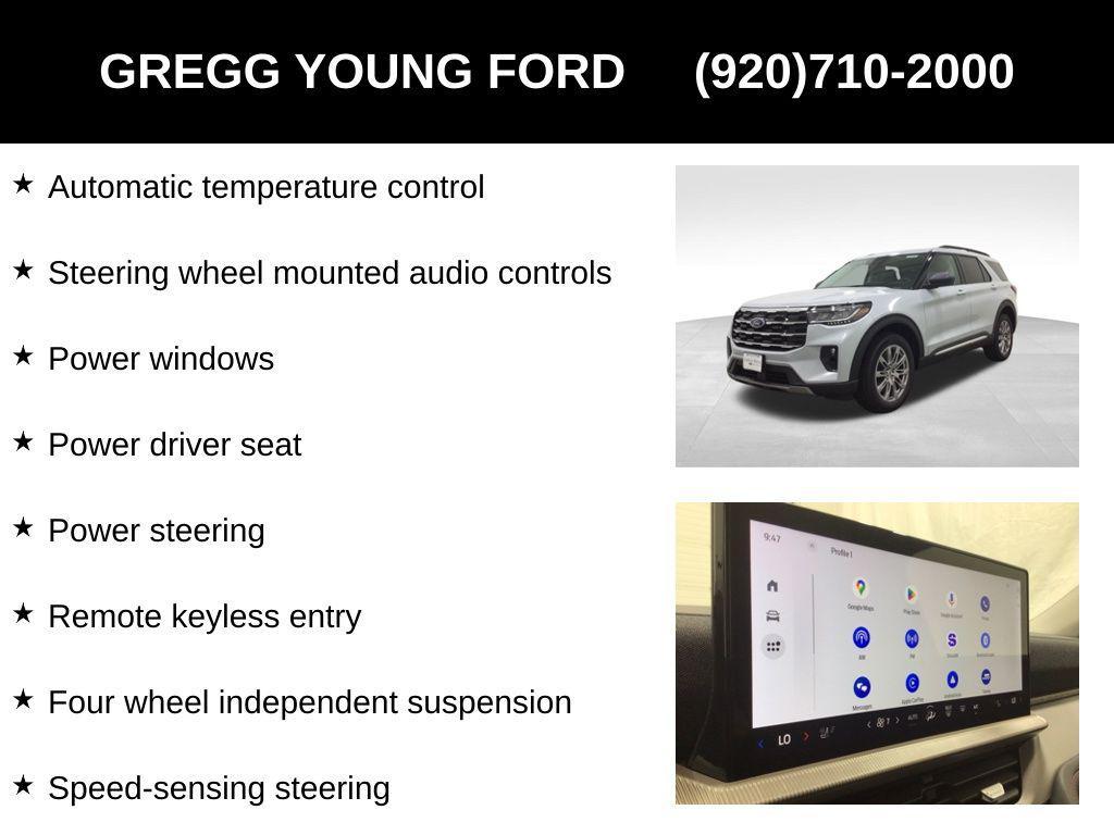 new 2025 Ford Explorer car, priced at $45,609