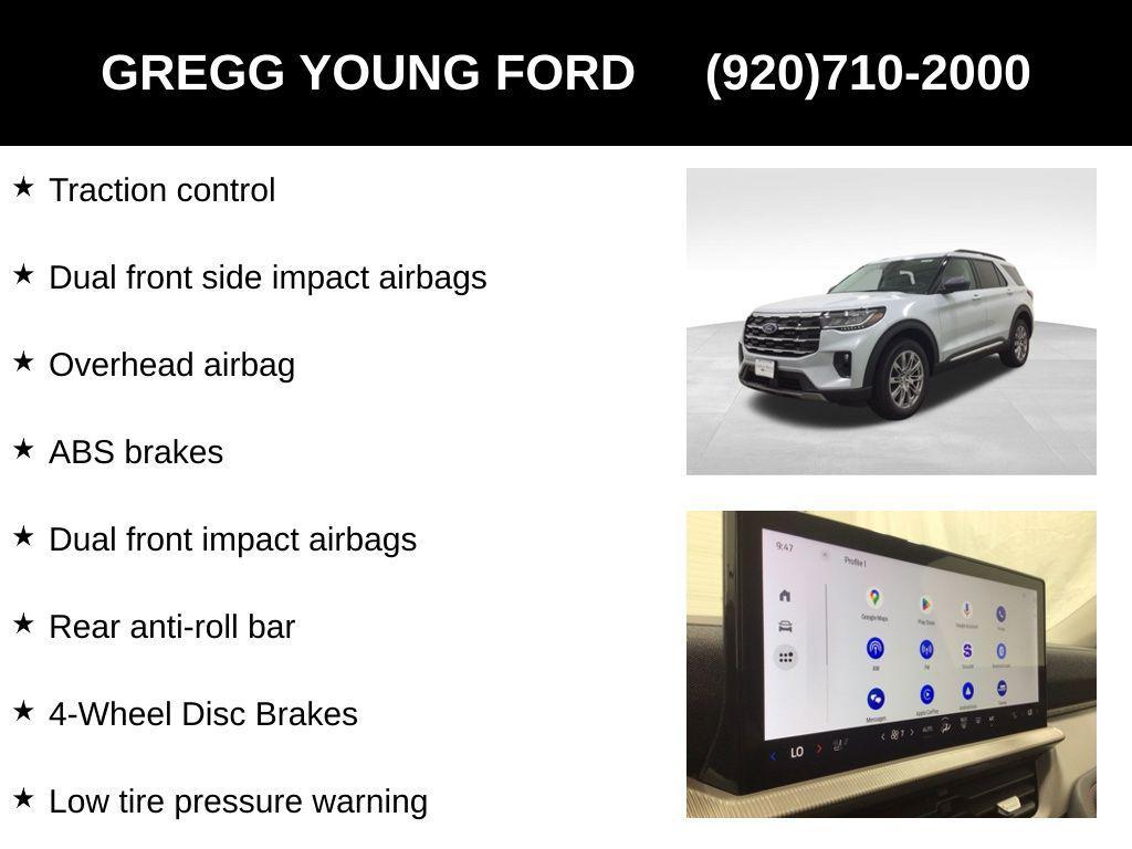 new 2025 Ford Explorer car, priced at $45,609