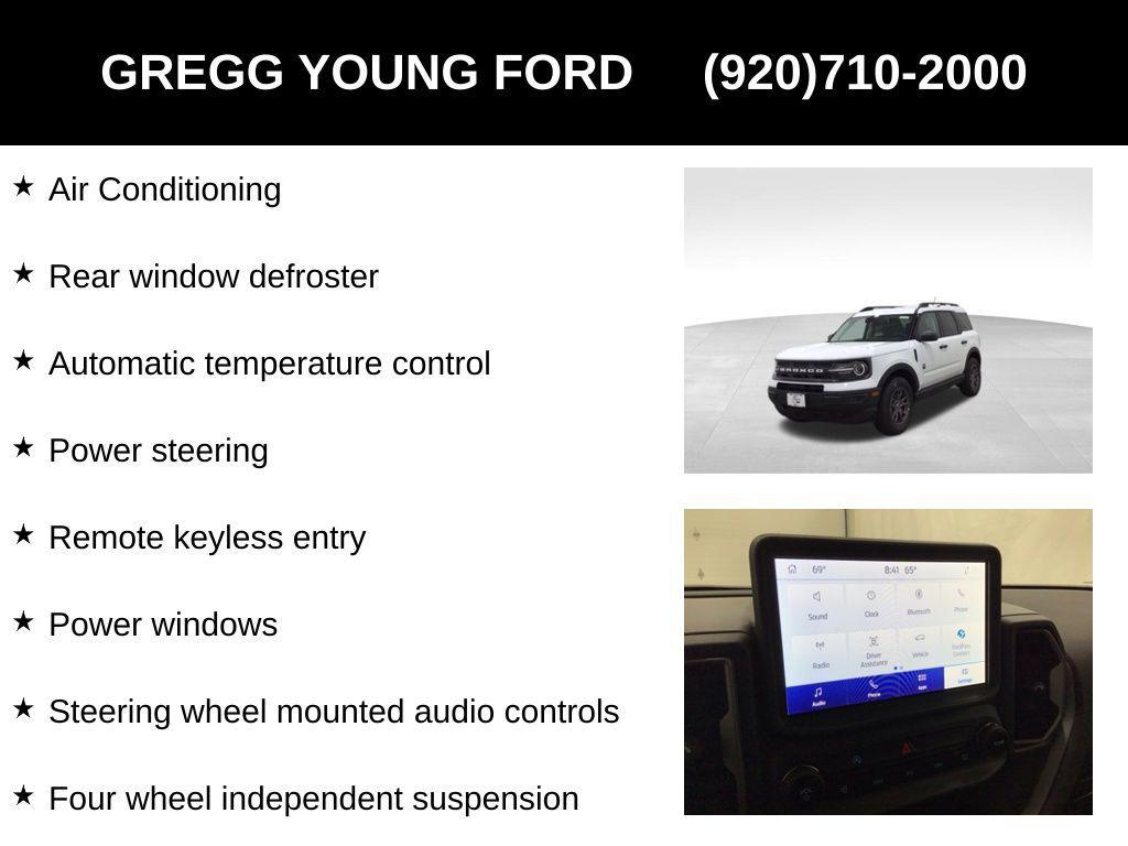 new 2024 Ford Bronco Sport car, priced at $27,635