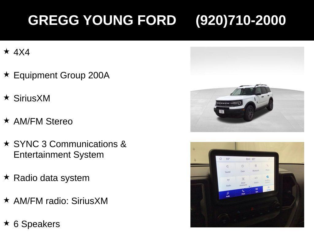 new 2024 Ford Bronco Sport car, priced at $27,635