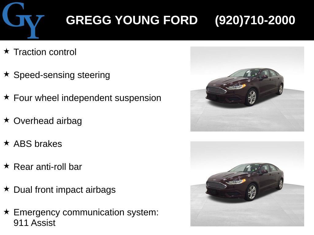used 2018 Ford Fusion car, priced at $10,588