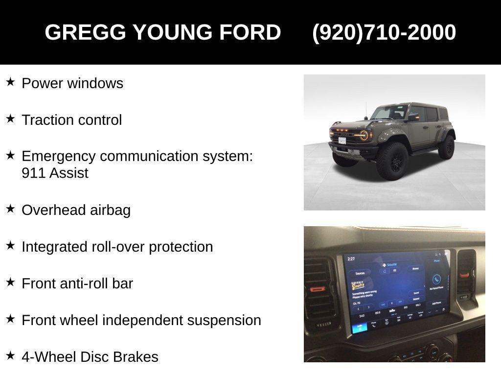 new 2025 Ford Bronco car, priced at $81,985