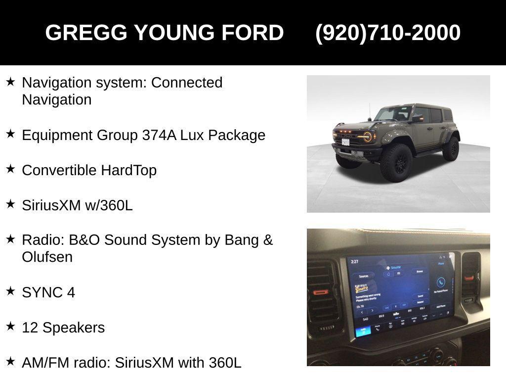 new 2025 Ford Bronco car, priced at $81,985