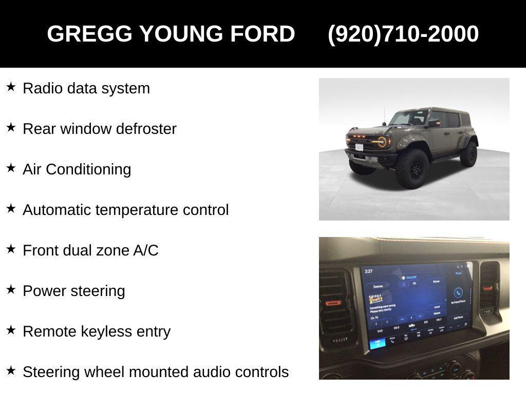 new 2025 Ford Bronco car, priced at $81,985