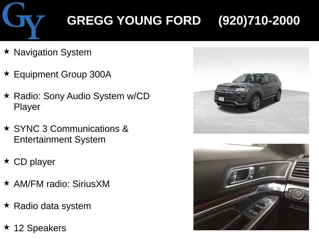 used 2018 Ford Explorer car, priced at $17,000