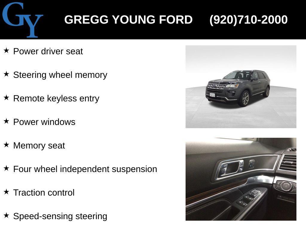 used 2018 Ford Explorer car, priced at $17,000