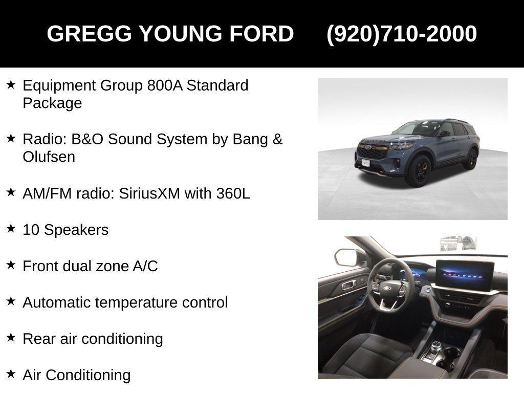 new 2026 Ford Explorer car, priced at $52,230