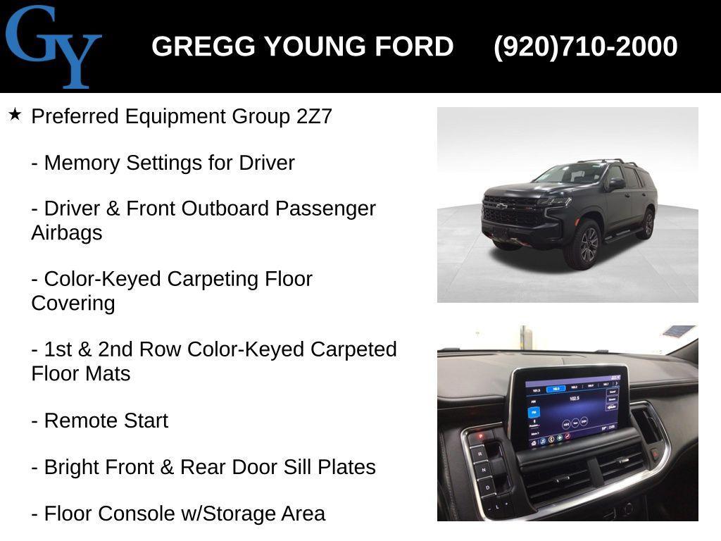 used 2021 Chevrolet Tahoe car, priced at $38,500