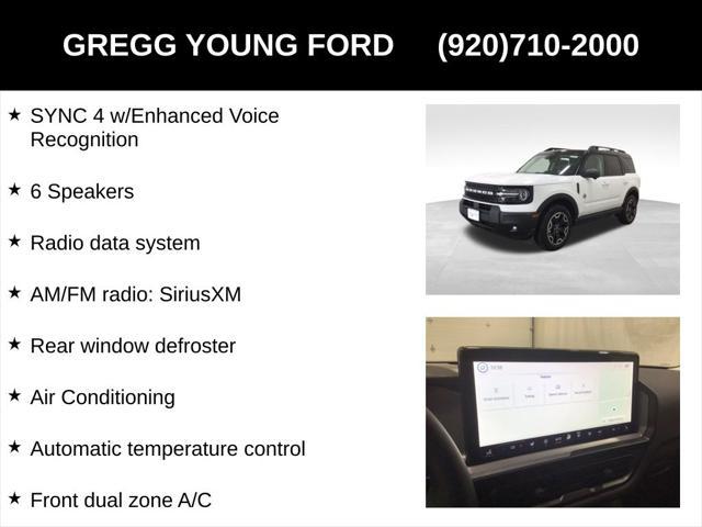 new 2025 Ford Bronco Sport car, priced at $37,792