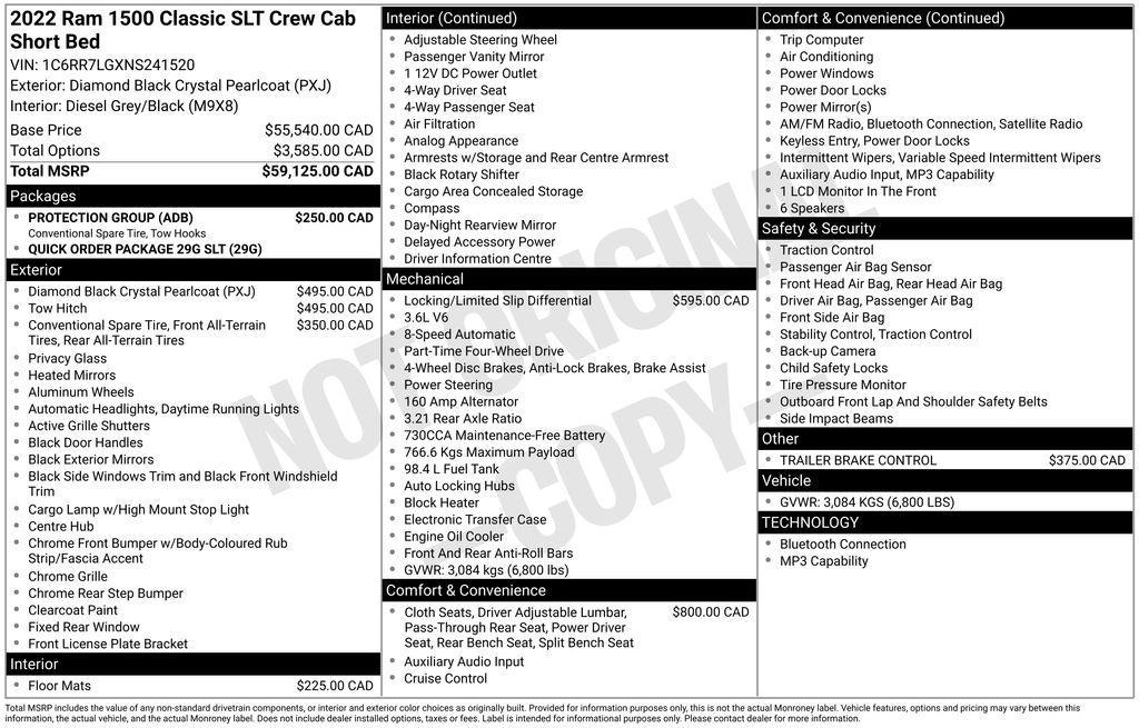 used 2022 Ram 1500 Classic car, priced at $26,000