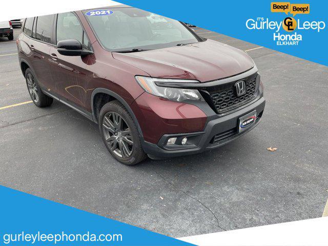 used 2021 Honda Passport car, priced at $28,161