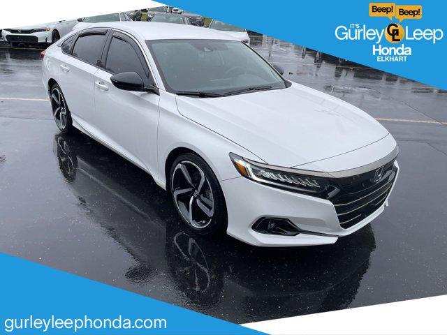 used 2021 Honda Accord car, priced at $24,374