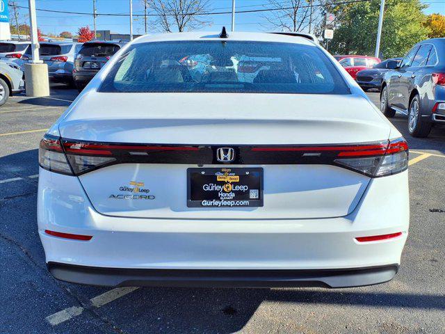 new 2025 Honda Accord car, priced at $30,850