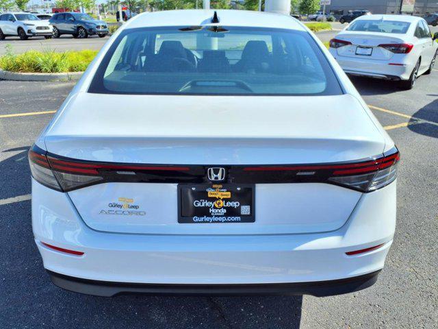 new 2025 Honda Accord car, priced at $30,805