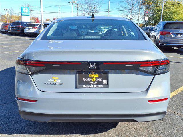 new 2025 Honda Accord car, priced at $30,850