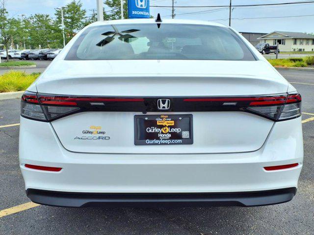new 2025 Honda Accord car, priced at $30,805