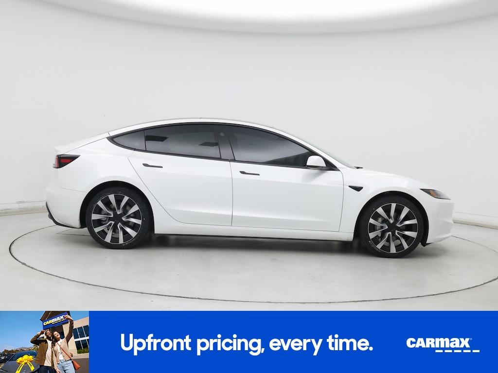 used 2025 Tesla Model 3 car, priced at $39,998