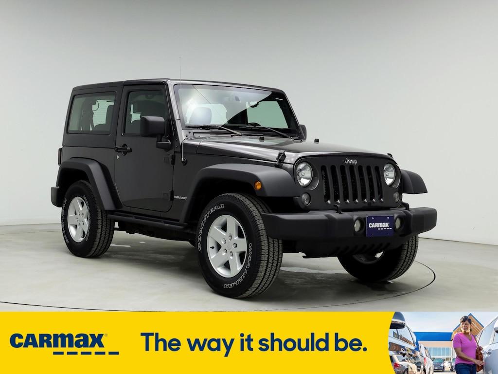 used 2017 Jeep Wrangler car, priced at $19,998