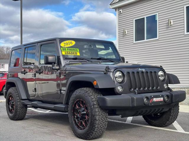 used 2016 Jeep Wrangler Unlimited car, priced at $19,998