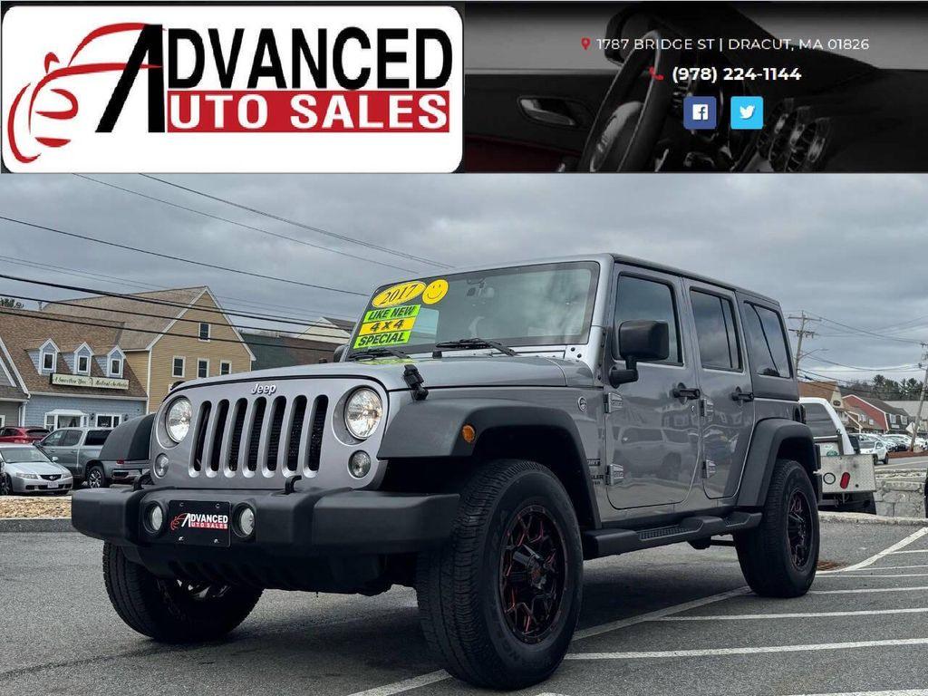 used 2017 Jeep Wrangler Unlimited car, priced at $18,998