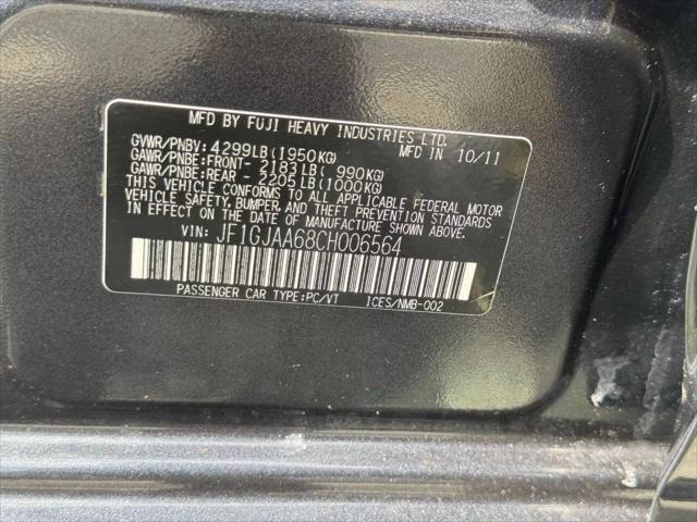 used 2012 Subaru Impreza car, priced at $9,198