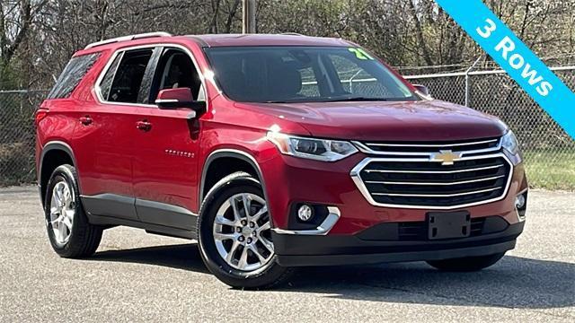 used 2021 Chevrolet Traverse car, priced at $25,800