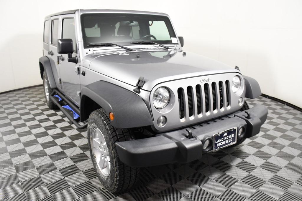 used 2017 Jeep Wrangler Unlimited car, priced at $18,986