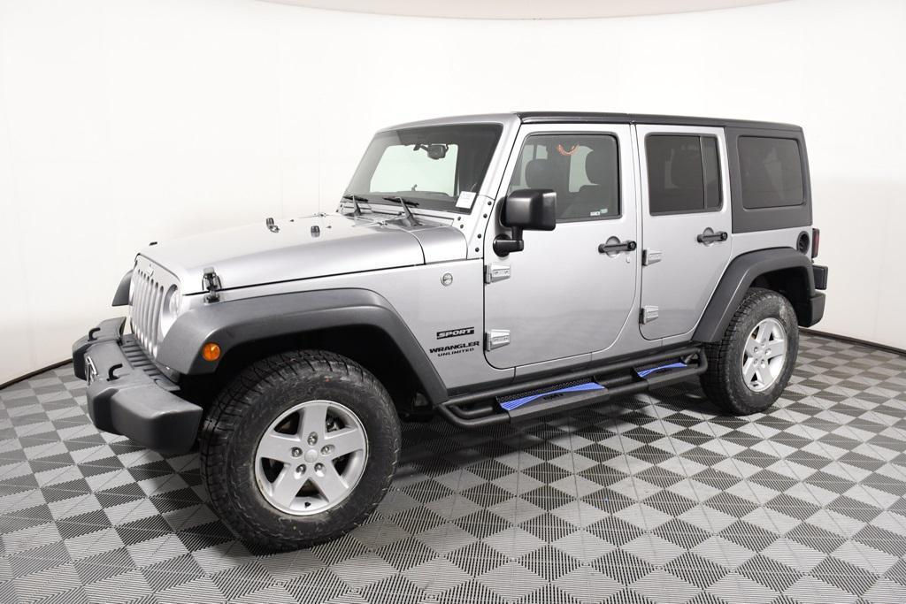 used 2017 Jeep Wrangler Unlimited car, priced at $18,986