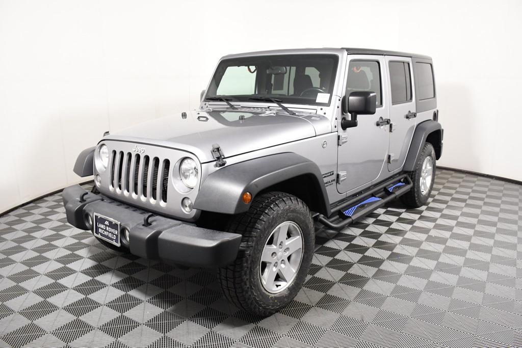 used 2017 Jeep Wrangler Unlimited car, priced at $18,986