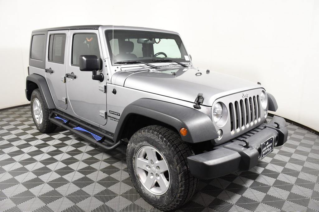 used 2017 Jeep Wrangler Unlimited car, priced at $18,986