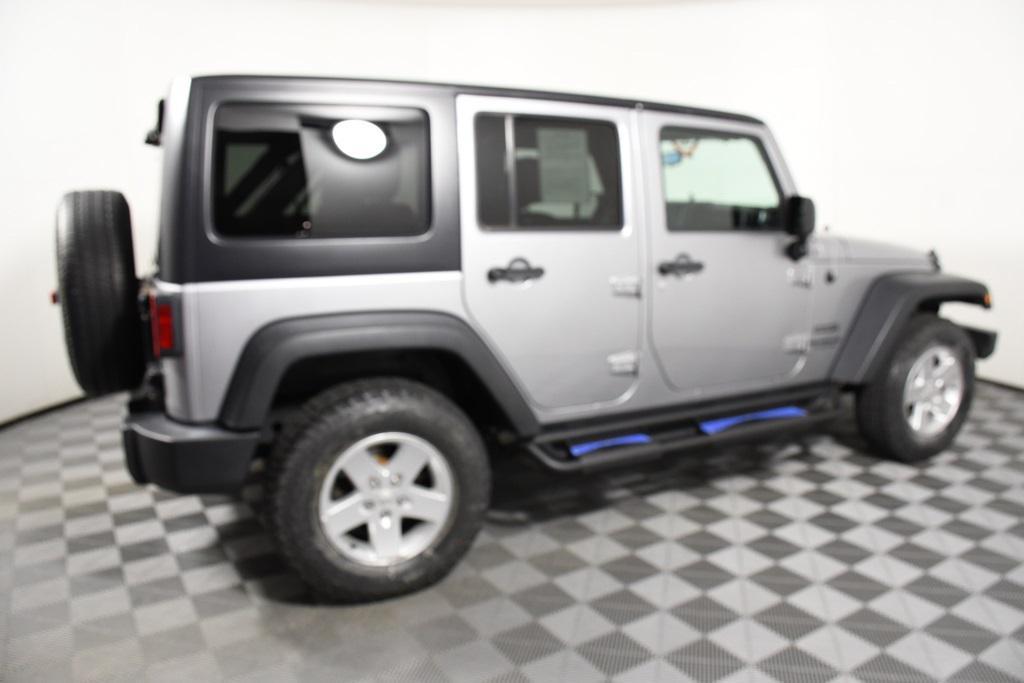 used 2017 Jeep Wrangler Unlimited car, priced at $18,986