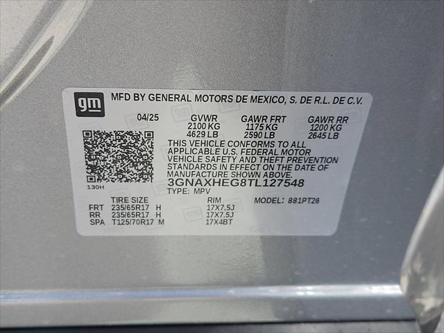 new 2026 Chevrolet Equinox car, priced at $31,035