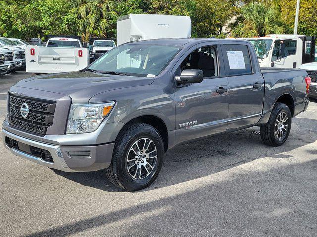 used 2022 Nissan Titan car, priced at $25,106