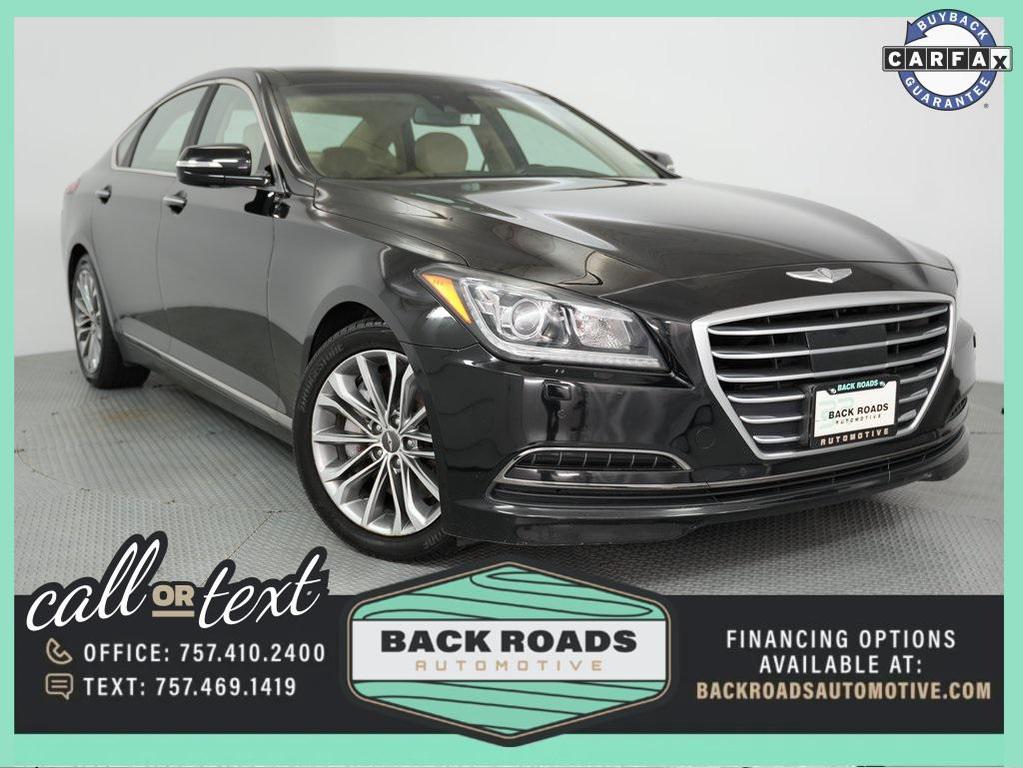 used 2015 Hyundai Genesis car, priced at $15,000
