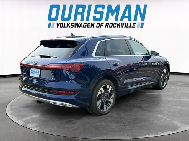 used 2021 Audi e-tron car, priced at $27,000