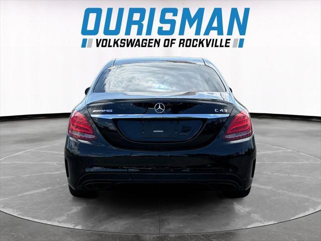 used 2017 Mercedes-Benz AMG C 43 car, priced at $22,000