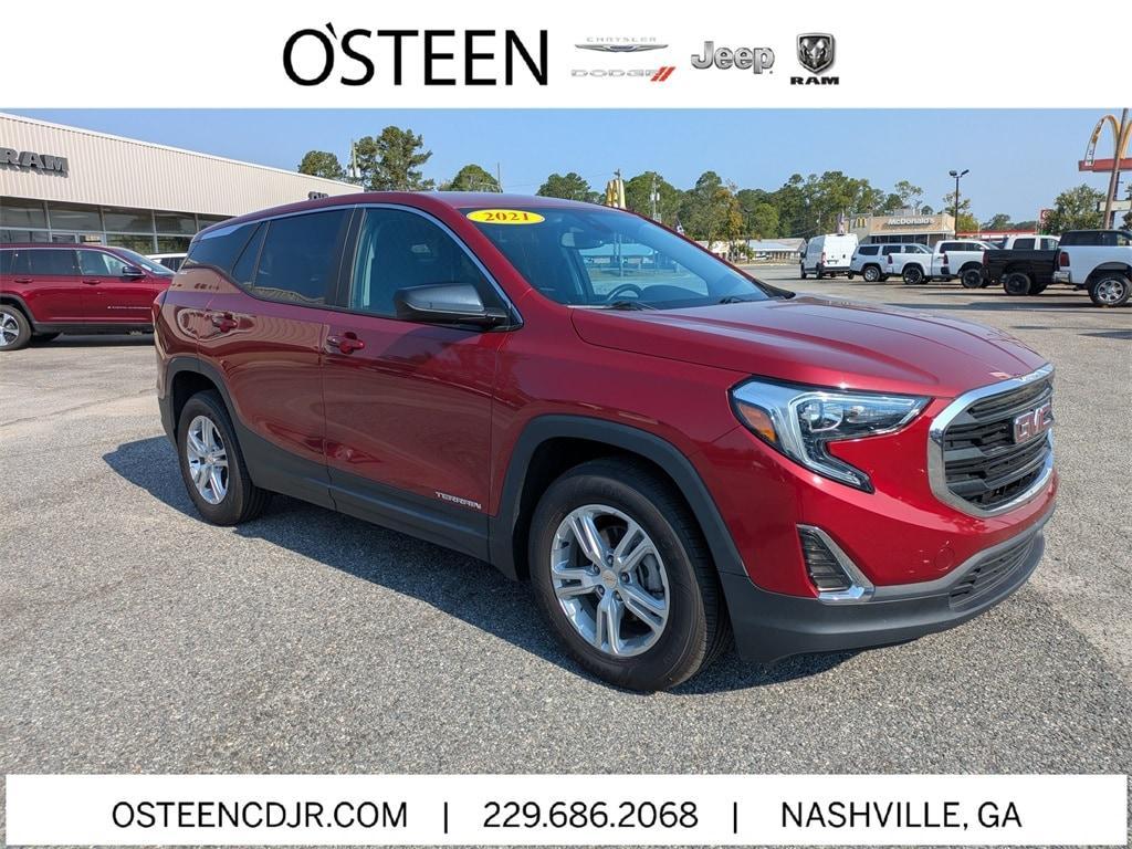 used 2021 GMC Terrain car, priced at $21,395