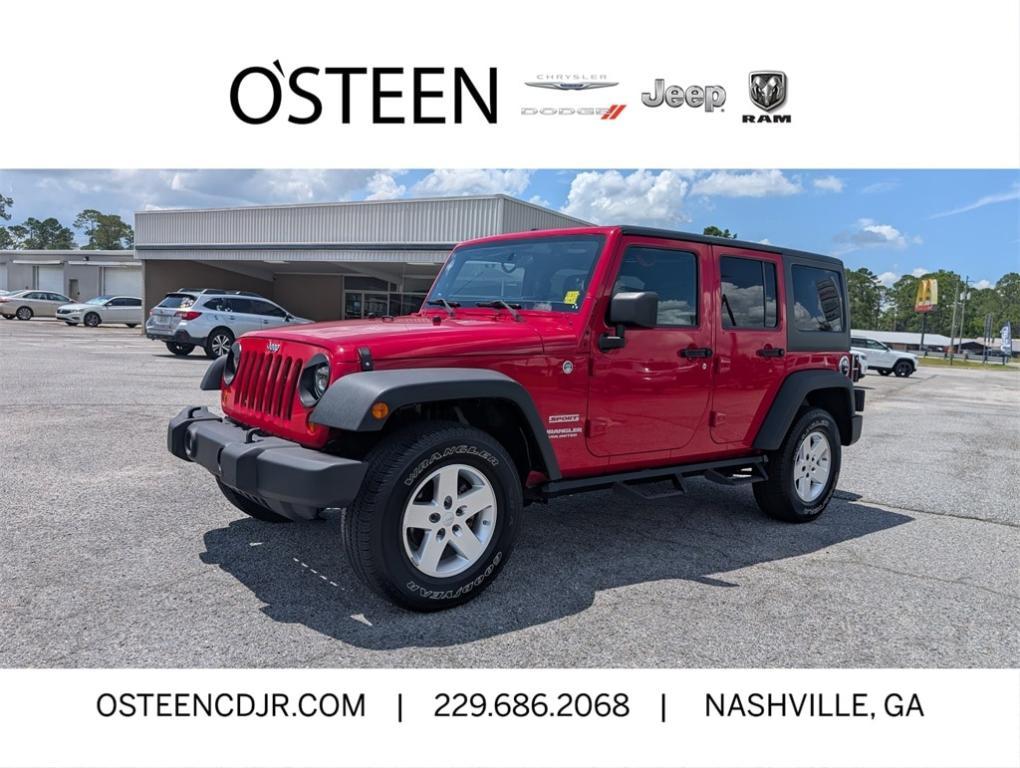 used 2012 Jeep Wrangler Unlimited car, priced at $14,495
