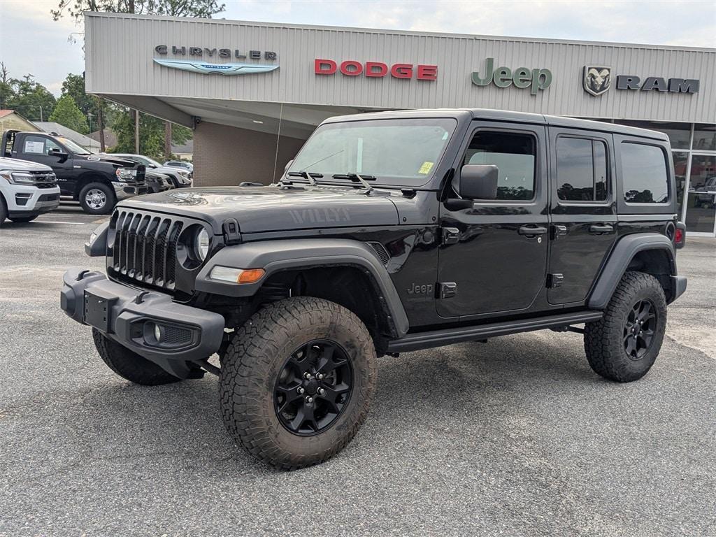 used 2021 Jeep Wrangler Unlimited car, priced at $31,282