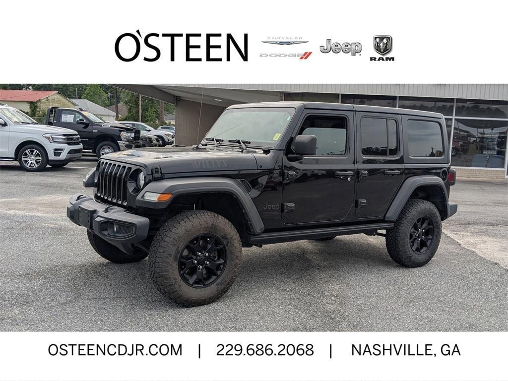 used 2021 Jeep Wrangler Unlimited car, priced at $31,282