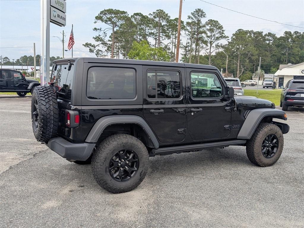 used 2021 Jeep Wrangler Unlimited car, priced at $31,282