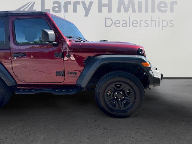 used 2021 Jeep Wrangler car, priced at $27,246