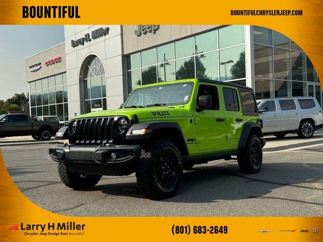 used 2021 Jeep Wrangler Unlimited car, priced at $32,997