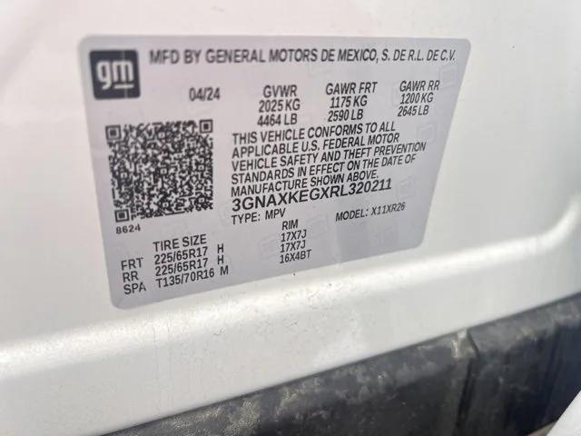used 2024 Chevrolet Equinox car, priced at $20,998