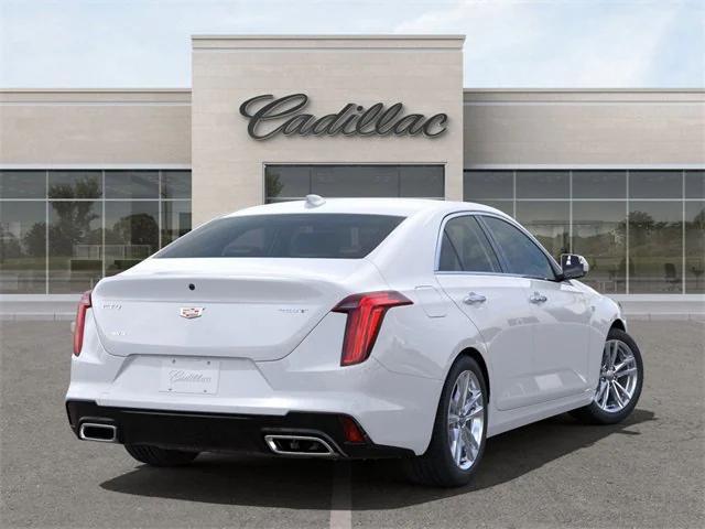 new 2025 Cadillac CT4 car, priced at $40,190