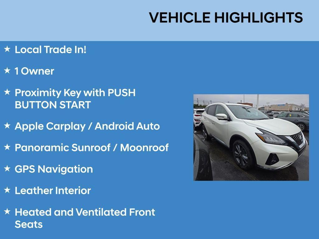 used 2021 Nissan Murano car, priced at $27,652