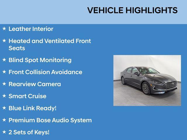 used 2023 Hyundai Sonata Hybrid car, priced at $22,885