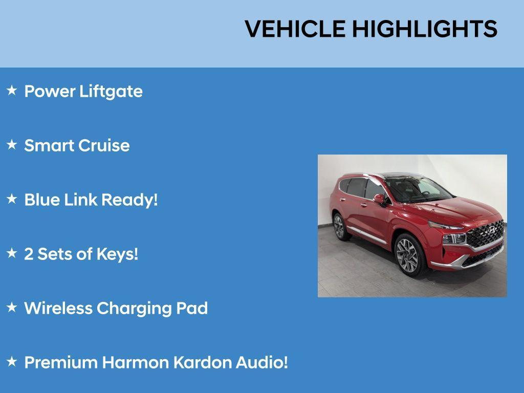 used 2022 Hyundai Santa Fe car, priced at $29,483