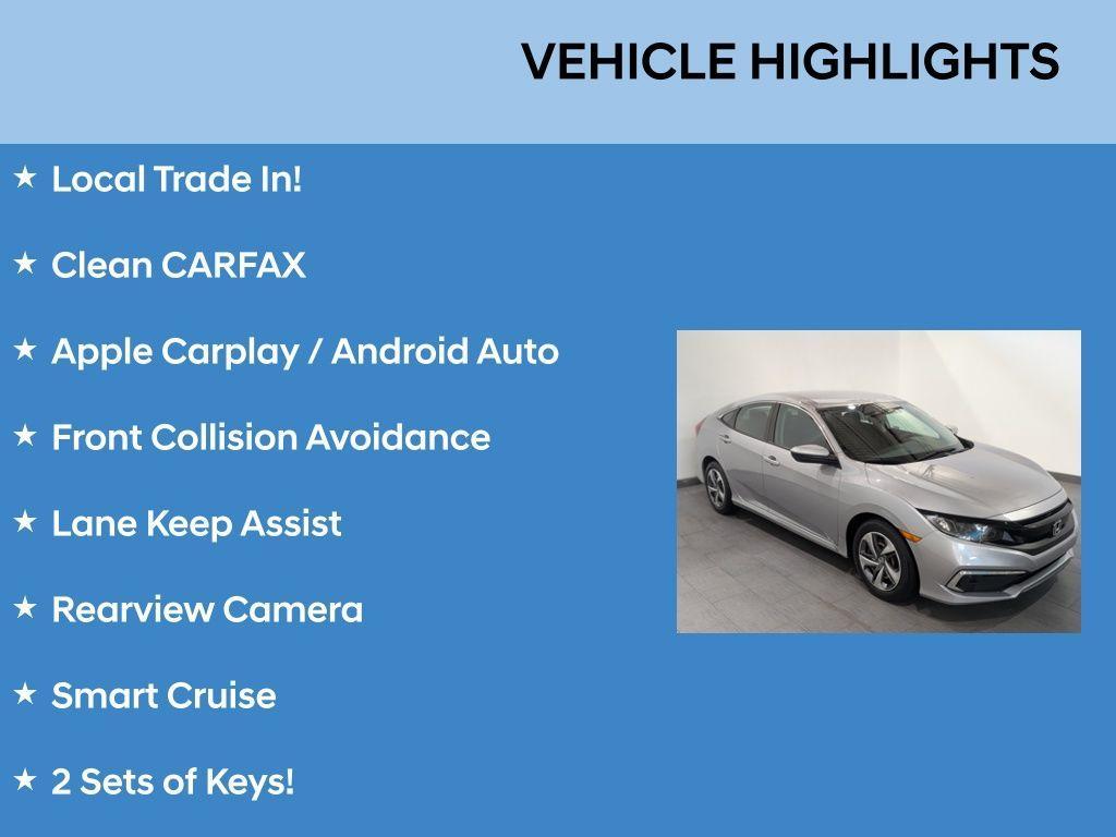 used 2020 Honda Civic car, priced at $18,981